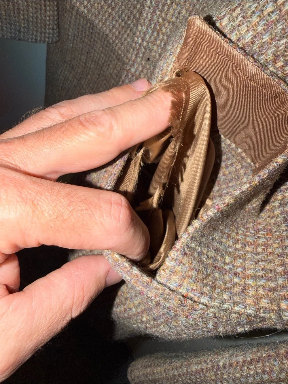 Classic Brown Tweed Sport Coat - Tailored Two-Button Blazer
